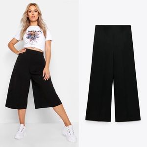 Black Stretch Culottes